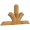 Ekena Millwork Richland Rough Sawn Timber Gable Bracket, Western Red Cedar, 48"W x 24"H x 4"D x 4"F, 12/12 Pitch GBW048X24X0404RIC00RWR - alternate 2